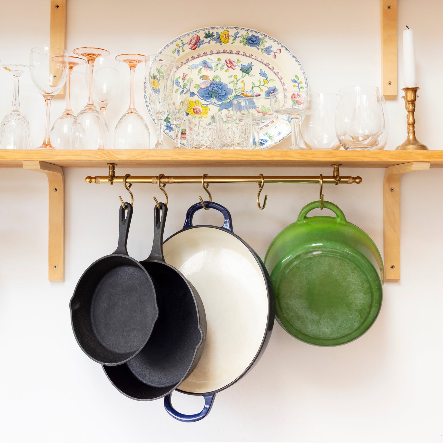 The Brass 54cm Hanging Rail