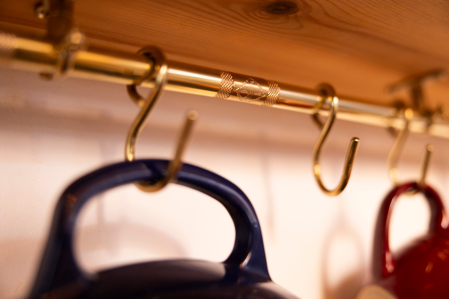 Brass Customisable Length Rail 80cm - 120cm (NEW)