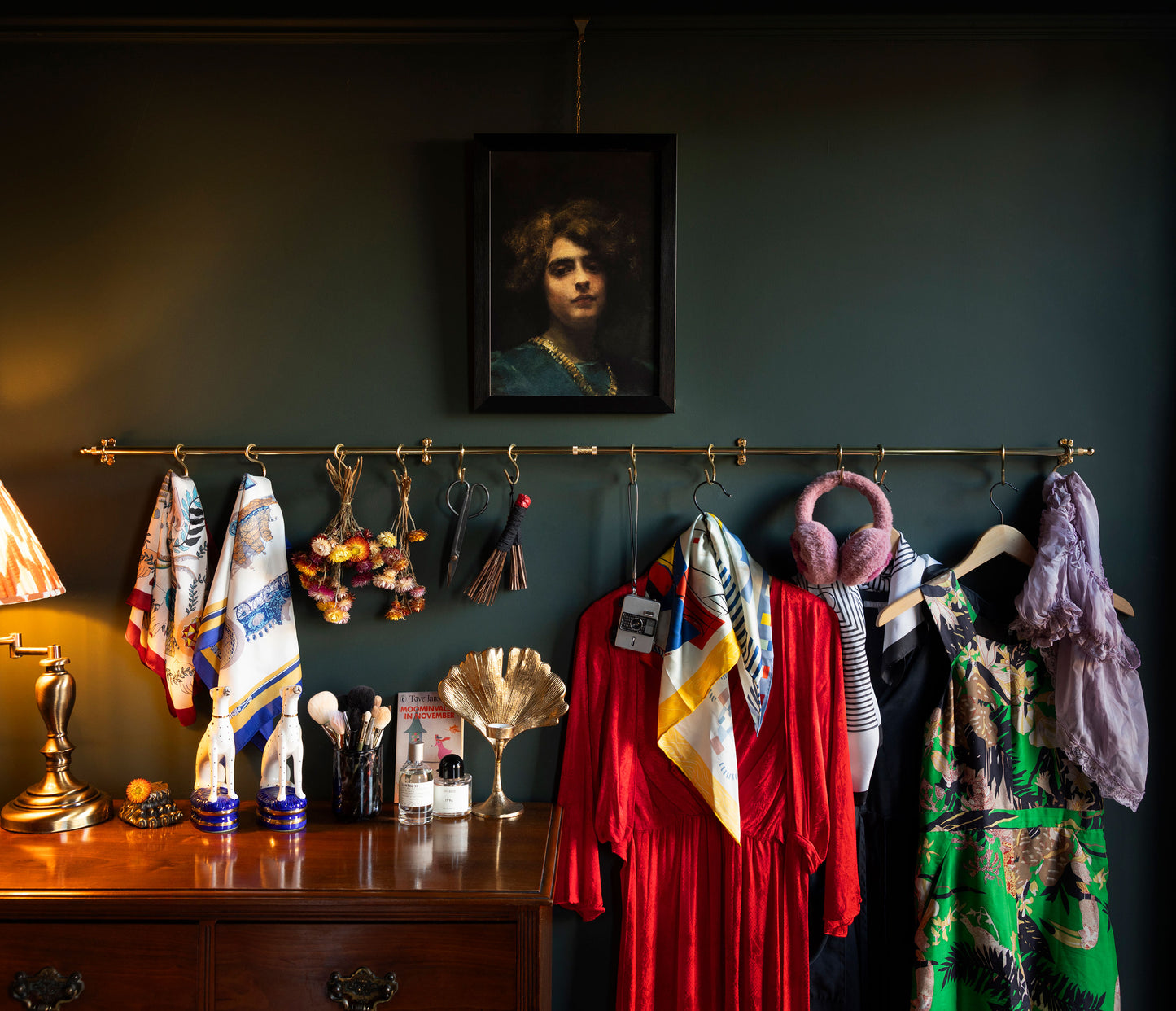 Tthe Brass 160cm Hanging Rail