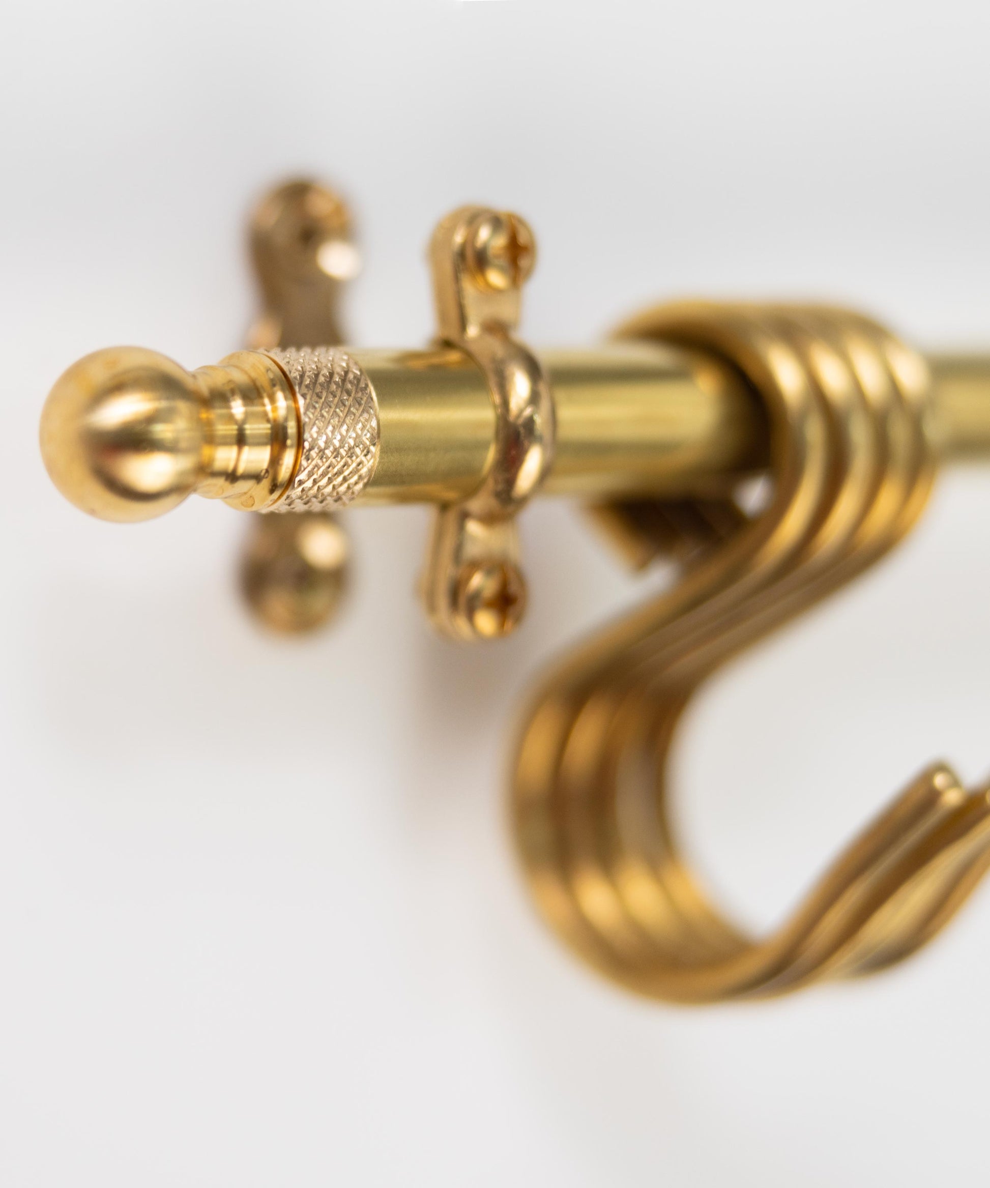 Brass Kitchen Rail 40cm