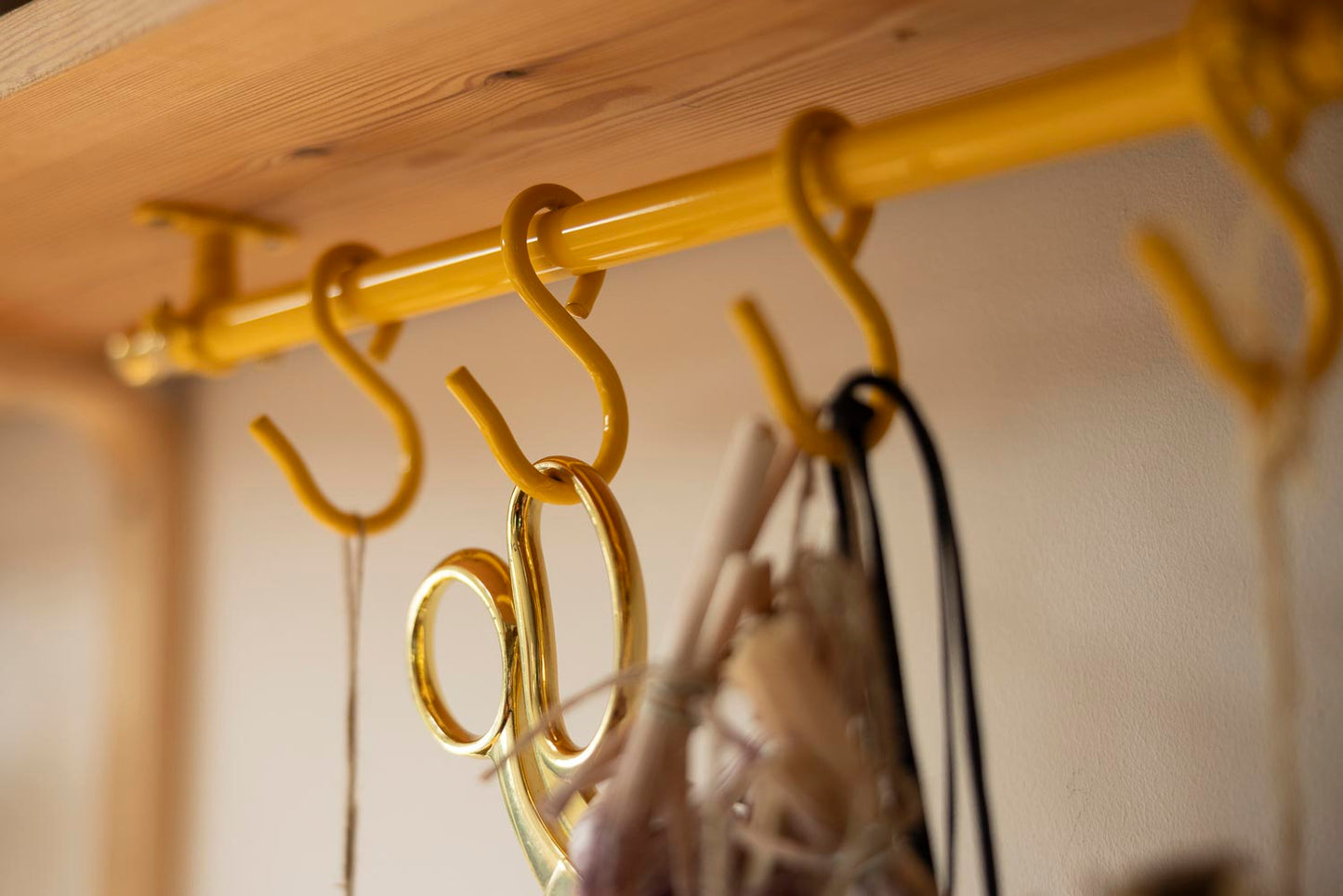 Signal Yellow Kitchen Rail