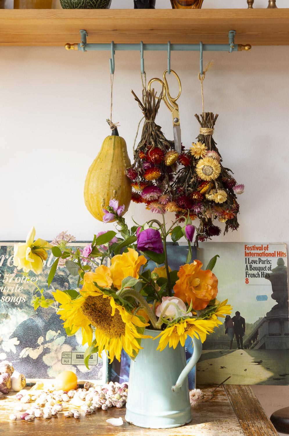 Turquoise Kitchen Rail 40cm