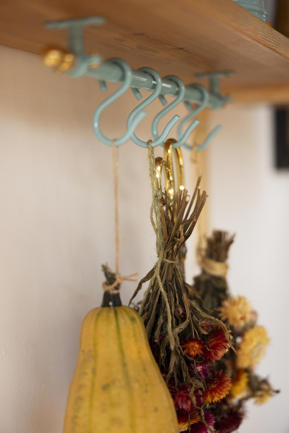 Turquoise Kitchen Rail 40cm