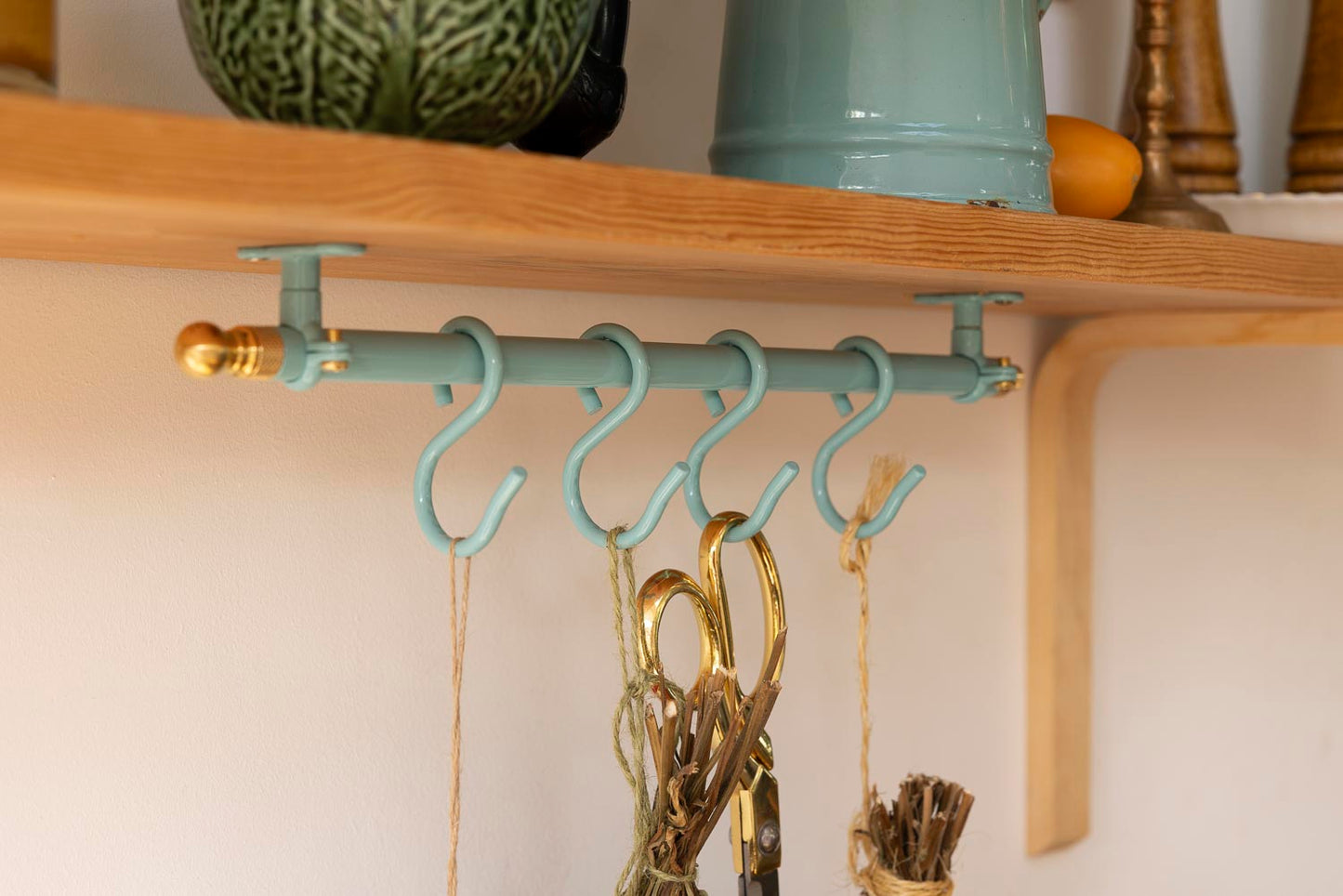 Turquoise Kitchen Rail 40cm
