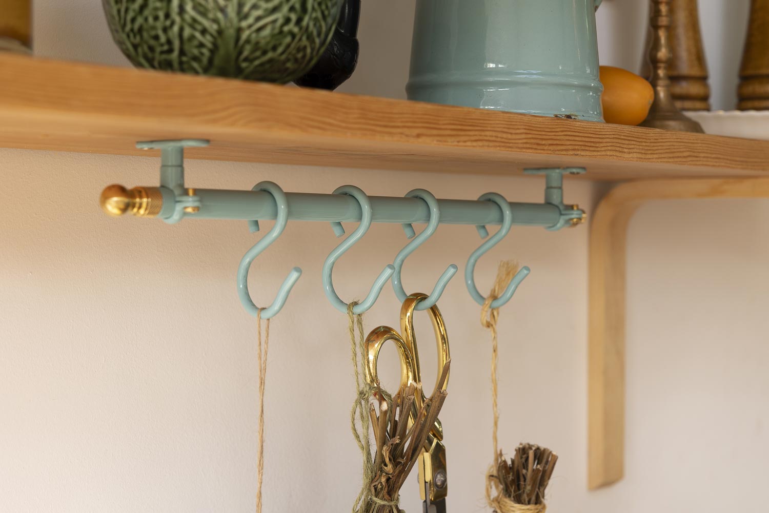 Turquoise Kitchen Rail 40cm