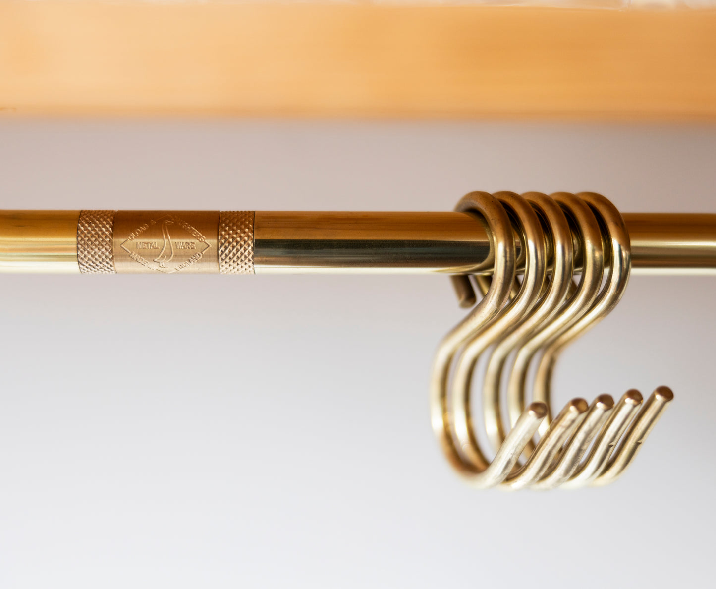 Brass Customisable Length Rail 80cm - 120cm (NEW)